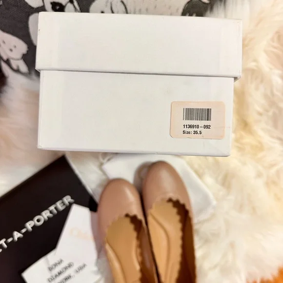 CHLOE Women's Lauren Ballet Flats 💯 Authentic